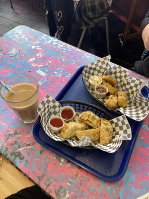   at Desert Island Dumplings in Manchester