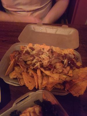 Loaded nachos at Desert Island Dumplings in Manchester