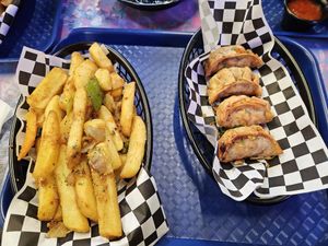 S at Desert Island Dumplings in Manchester