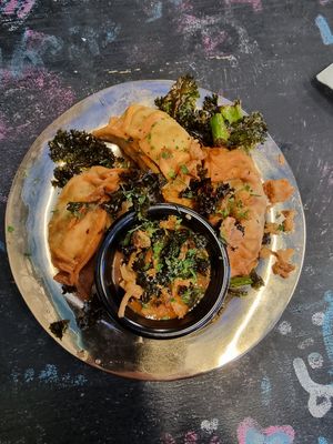 Deep fried dumpling goodness 🤤🥟 at Desert Island Dumplings in Manchester