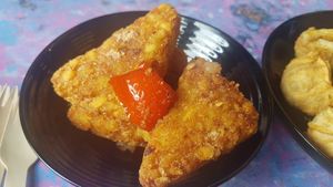 Salt and pepper hashbrowns at Desert Island Dumplings in Manchester