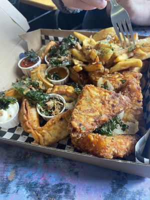   at Desert Island Dumplings in Manchester