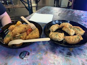   at Desert Island Dumplings in Manchester