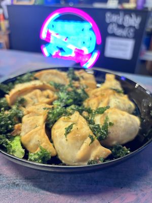 All the dumplings!   at Desert Island Dumplings in Manchester