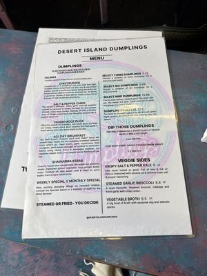   at Desert Island Dumplings in Manchester