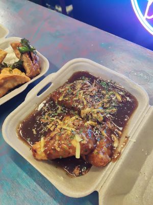 Hash brown poutine at Desert Island Dumplings in Manchester