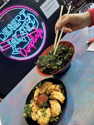   at Desert Island Dumplings in Manchester