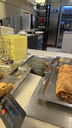 Vegan option in the café  at Klostergasthof Andechs in Andechs