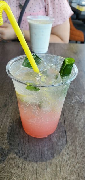 Spicy guava drink- delicious! at New Freezeland in Mississauga