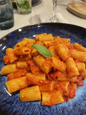 Pasta Arrabiata  at Bella Pizzeria in Portimao
