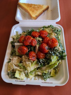 Blue Corn Caesar Salad at Knead  in Albuquerque