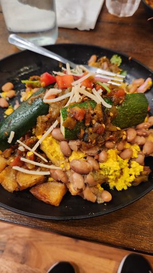 Delicious vegan options, thank you! at Knead  in Albuquerque