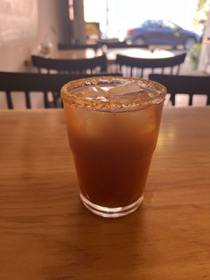 Iced teaa  at Nanita in Oaxaca