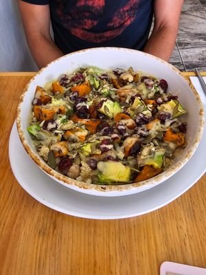 Quinoa Salad at Nanita in Oaxaca