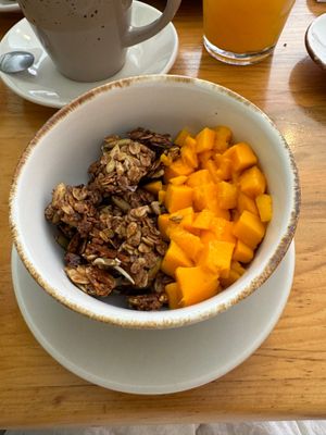 The granola is insanely good at Nanita in Oaxaca
