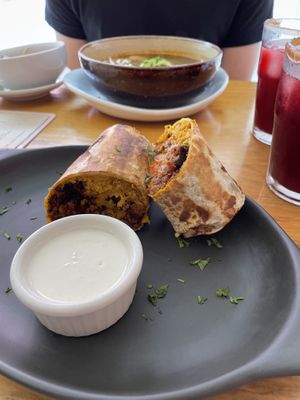 Burrito (incredible!)  at Nanita in Oaxaca