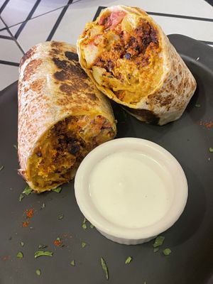 Grilled burrito  at Nanita in Oaxaca