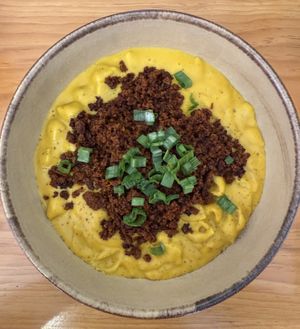 Mac with Chorizo  at Nanita in Oaxaca