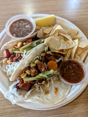 Sweet Potato tacos at Rubio's Coastal Grill in El Segundo