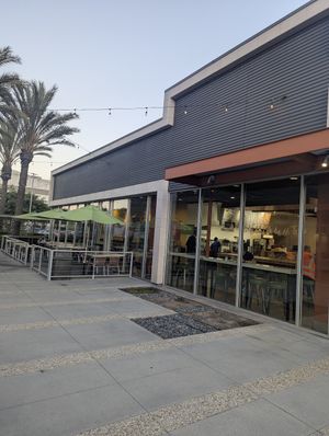 Seating area at Rubio's Coastal Grill in El Segundo
