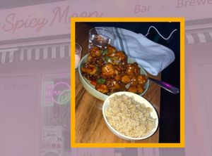 Kung pao at Spicy Moon  - Bowery in New York City