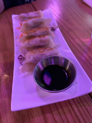 Potato chive sour cream dumplings   at Spicy Moon  - Bowery in New York City