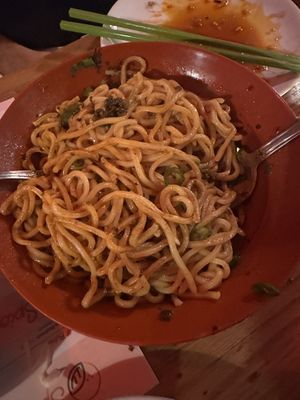 Dan Dan noodles   at Spicy Moon  - Bowery in New York City