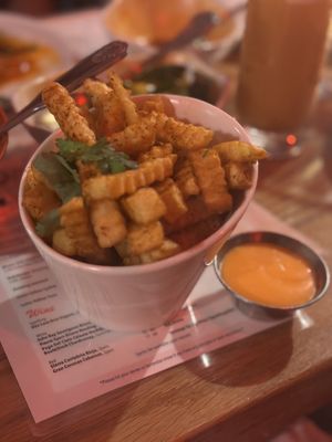 Cumin fries   at Spicy Moon  - Bowery in New York City