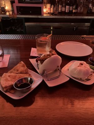 Scallion pancakes, Bao bun, dumpling   at Spicy Moon  - Bowery in New York City