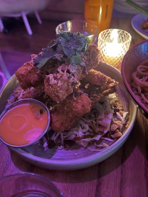 Crispy Eggplant small bite   at Spicy Moon  - Bowery in New York City