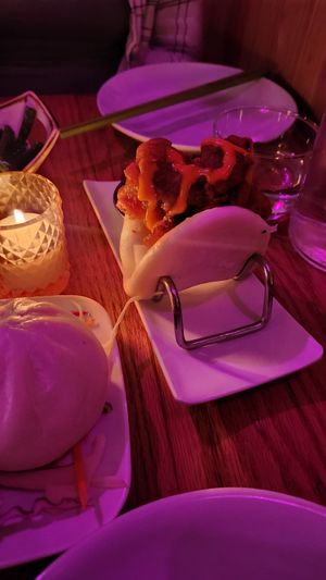 Hen of the woods Bun at Spicy Moon  - Bowery in New York City