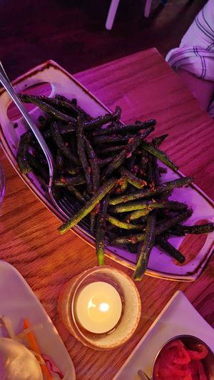 String Beans at Spicy Moon  - Bowery in New York City