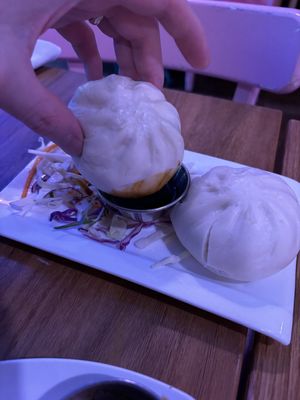 Spicy tofu bao. Not spicy, but fine  at Spicy Moon  - Bowery in New York City