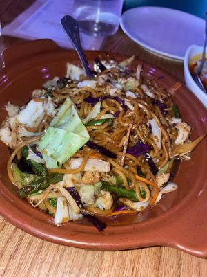 Vegetable lo mein   at Spicy Moon  - Bowery in New York City