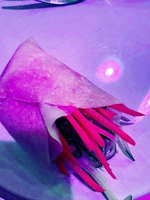 Vegan Duck Wrap at Spicy Moon  - Bowery in New York City