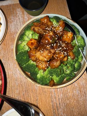 Général Tsao Mushrooms  at Spicy Moon  - Bowery in New York City