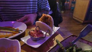 Hen of the woods bao at Spicy Moon  - Bowery in New York City