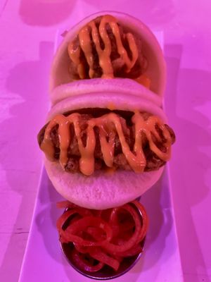 Hen of the Woods Bao Bun  at Spicy Moon  - Bowery in New York City