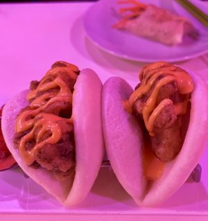 Hen of the Woods Bao Bun  at Spicy Moon  - Bowery in New York City