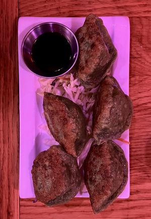 Veggie dumplings   at Spicy Moon  - Bowery in New York City