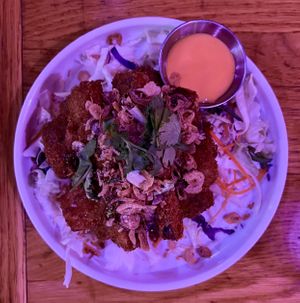 Crispy eggplant   at Spicy Moon  - Bowery in New York City