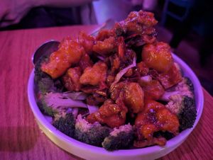 General Tso   at Spicy Moon  - Bowery in New York City