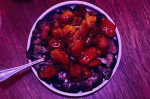 General tso’s  at Spicy Moon  - Bowery in New York City