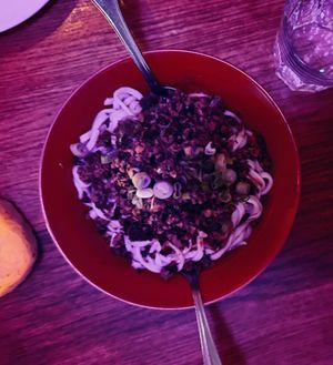 Dan Dan noodles  at Spicy Moon  - Bowery in New York City