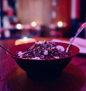 Dan Dan noodles  at Spicy Moon  - Bowery in New York City