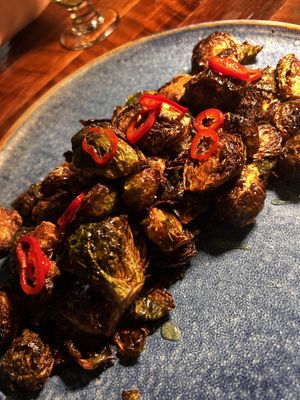 Brussels sprouts app 👍🏼👍🏼  at Beachbum Berry's Latitude 29 in New Orleans