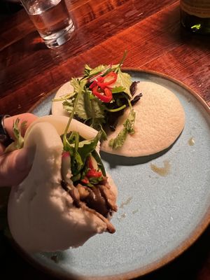 Mushroom bao  at Beachbum Berry's Latitude 29 in New Orleans