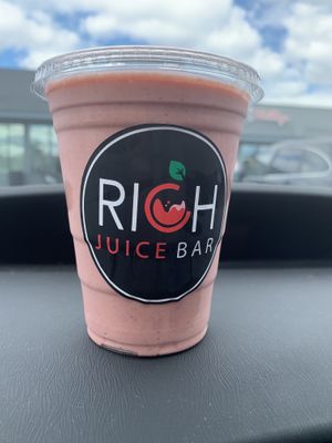 PB and Joplin Smoothiej  at Rich Juice Bar in Baltimore