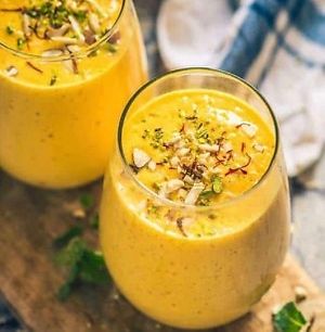 Mango Lassi at Garden India in Thousand Oaks