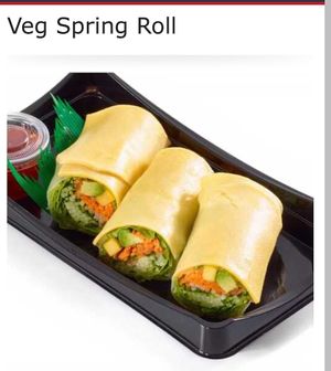 Veg filled rolls— who can say no? at Garden India in Thousand Oaks
